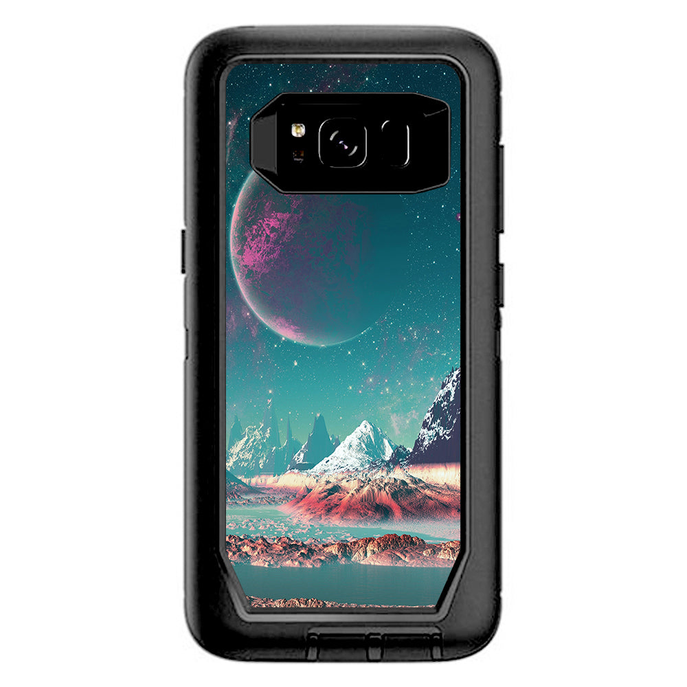  Planets And Moons Mountains Otterbox Defender Samsung Galaxy S8 Skin