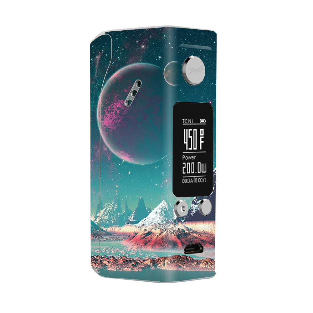  Planets And Moons Mountains Wismec Reuleaux RX200S Skin