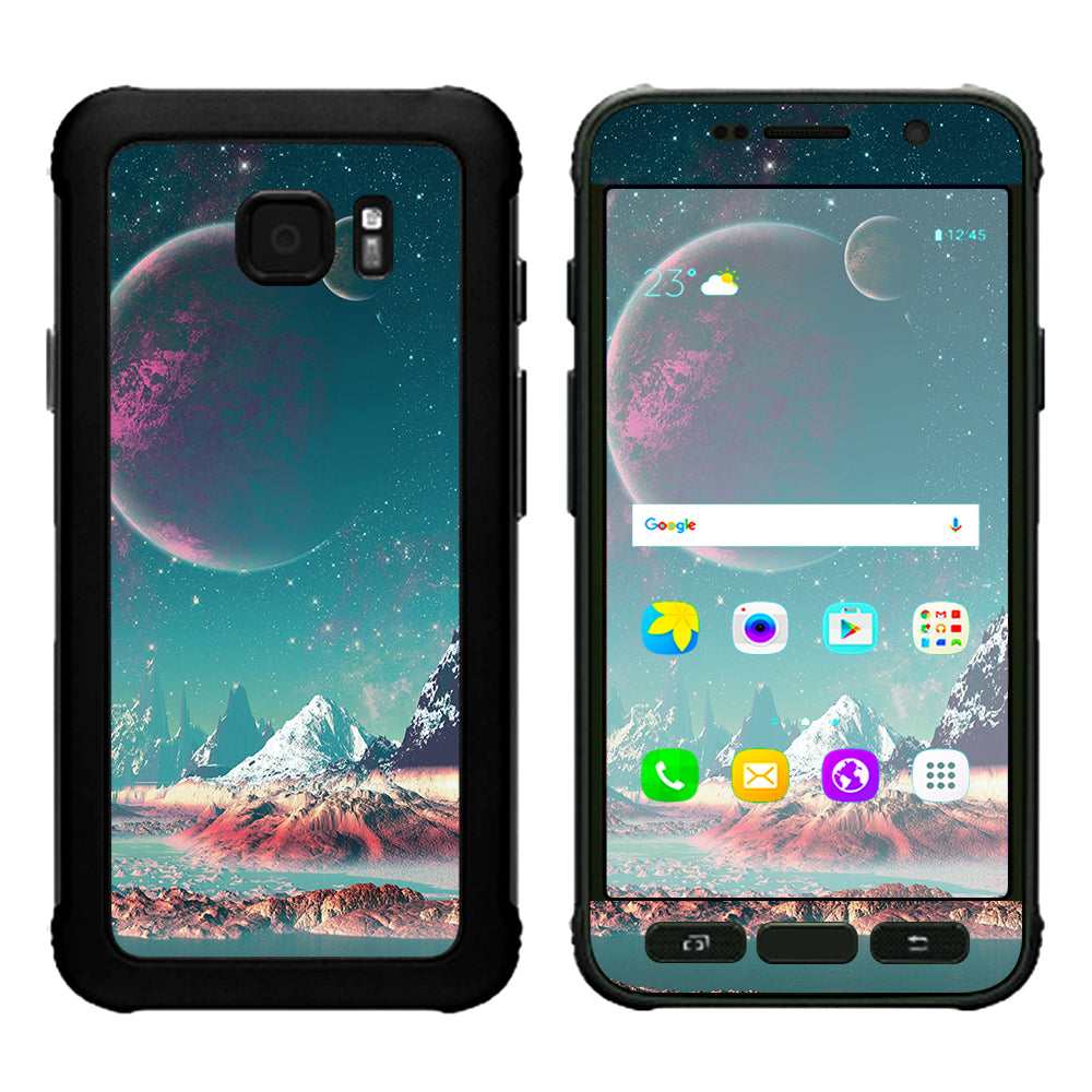  Planets And Moons Mountains Samsung Galaxy S7 Active Skin
