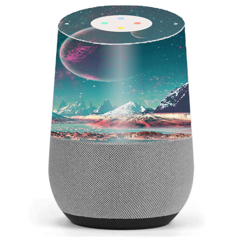  Planets And Moons Mountains Google Home Skin