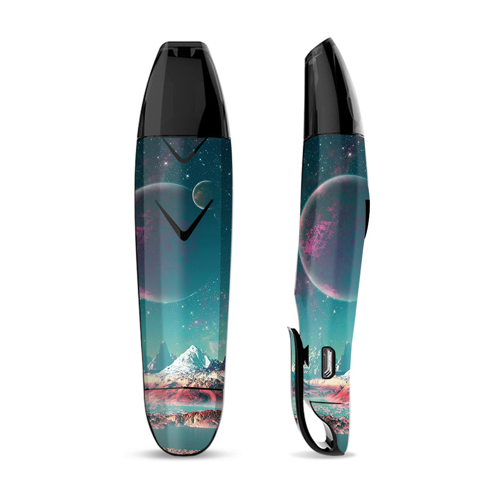Skin Decal for Suorin Vagon  Vape / Planets and Moons Mountains
