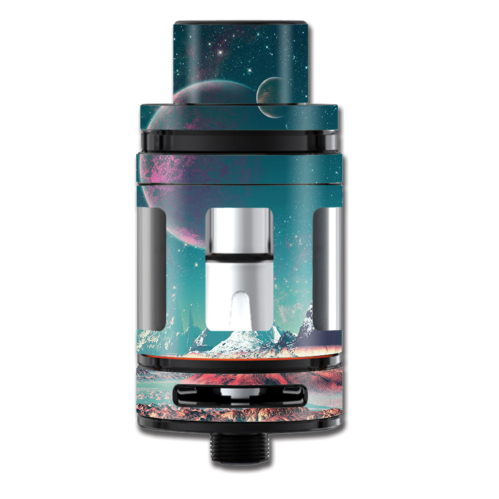  Planets And Moons Mountains Smok TFV8 Mini Big Baby Beast Skin