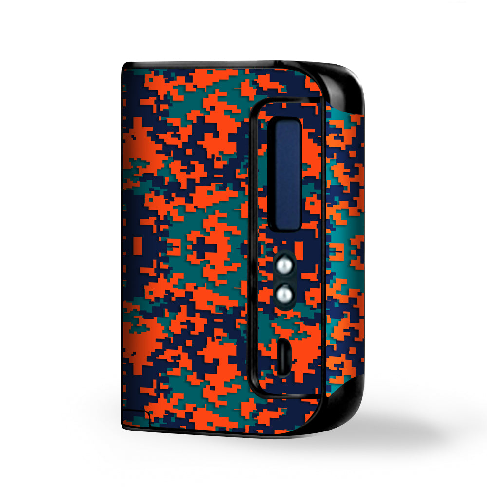  Digi Camo Team Colors Camouflage Orange Teal Smok Osub King Skin