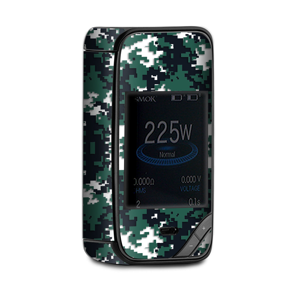  Digi Camo Sports Teams Colors Digital Camouflage Green Black X-Priv Smok Skin