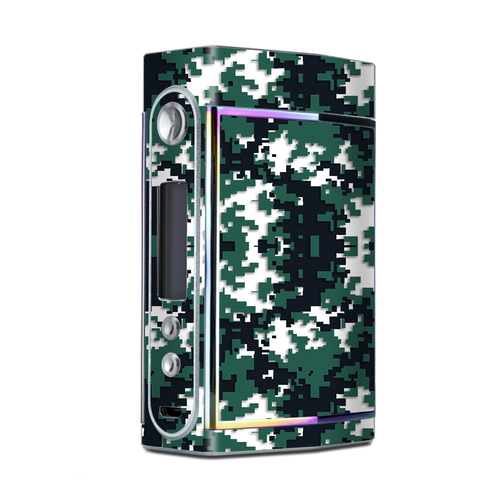  Digi Camo Sports Teams Colors Digital Camouflage Green Black Too VooPoo Skin