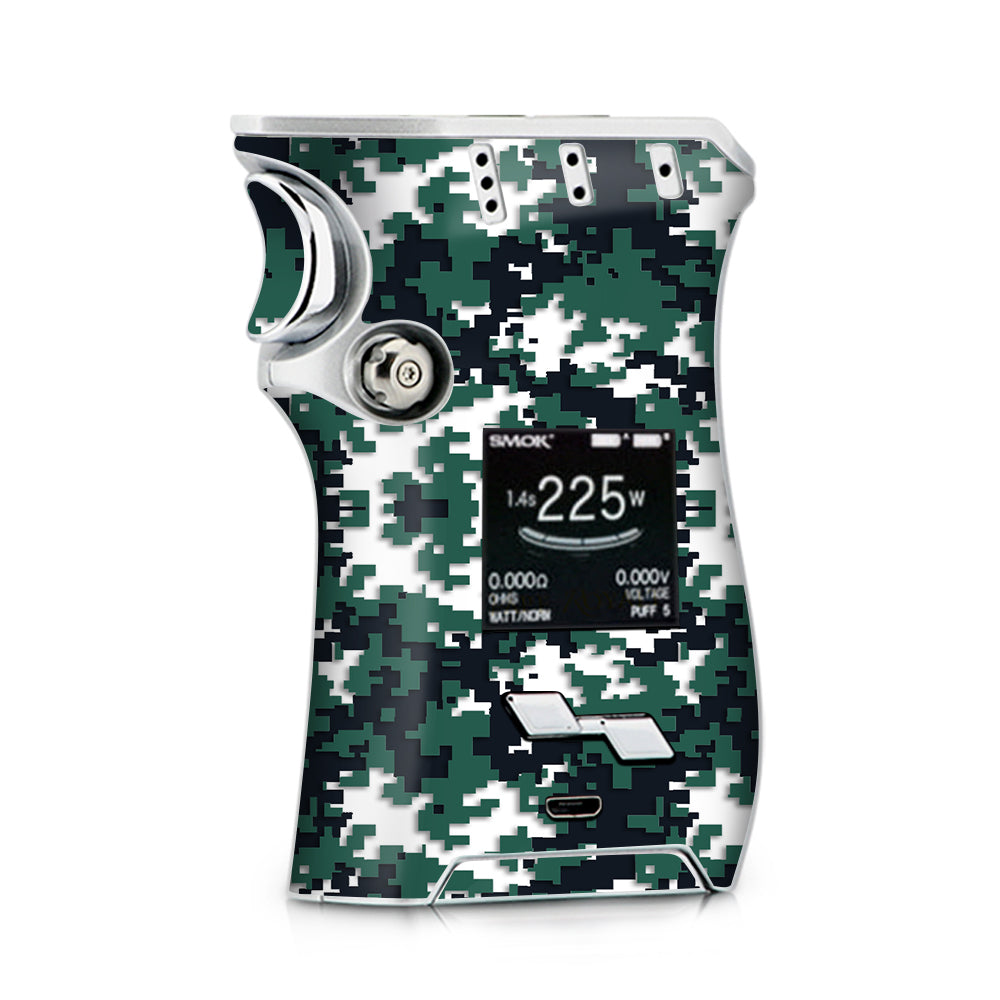  Digi Camo Team Colors Camouflage Green Black Smok Mag kit Skin