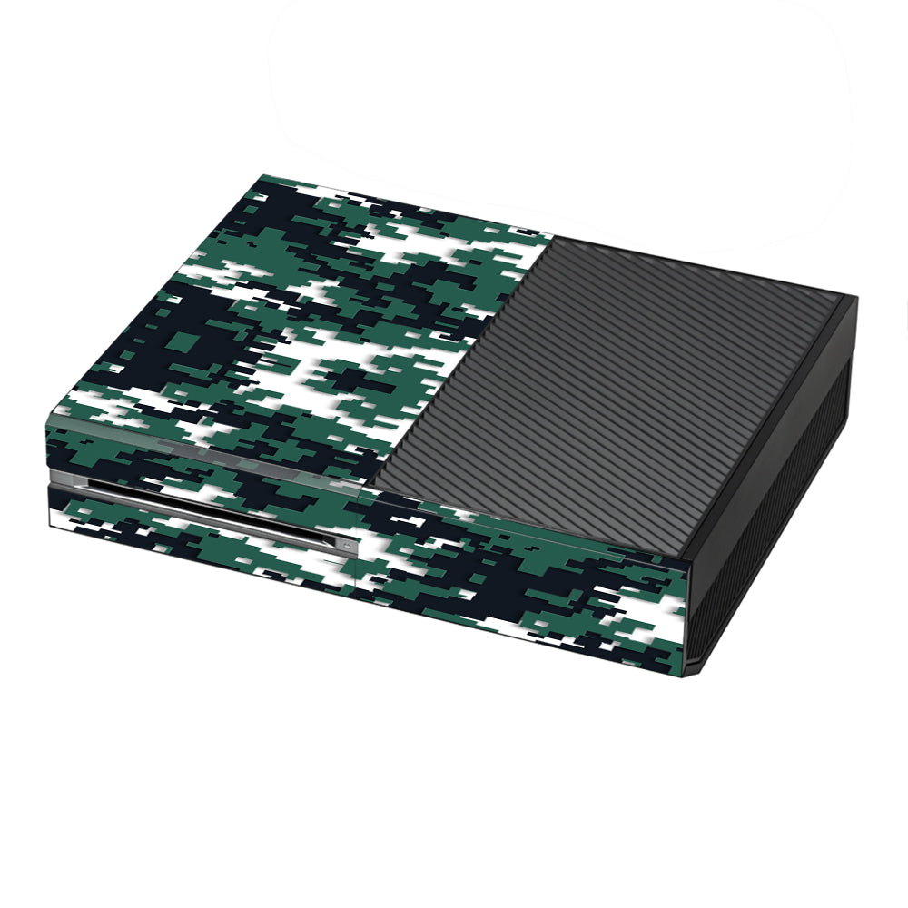  Digi Camo Team Colors Camouflage Green Black Microsoft Xbox One Skin