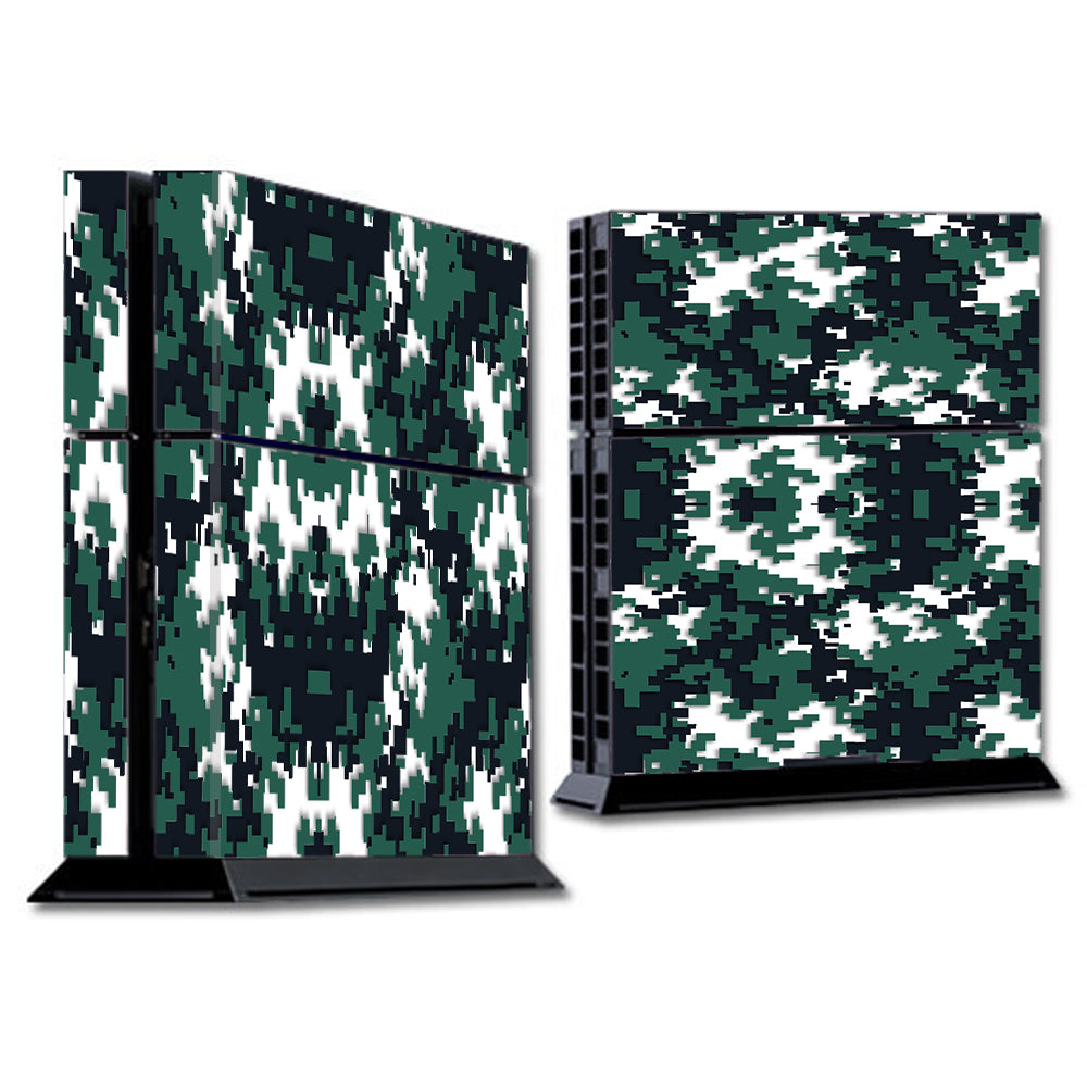  Digi Camo Team Colors Camouflage Green Black Sony Playstation PS4 Skin