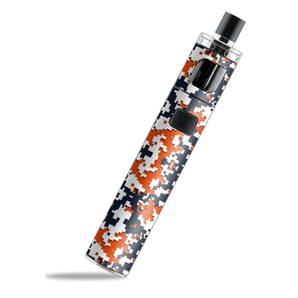  Digi Camo Sports Teams Colors Digital Camouflage Orange Blue PockeX Aspire Skin