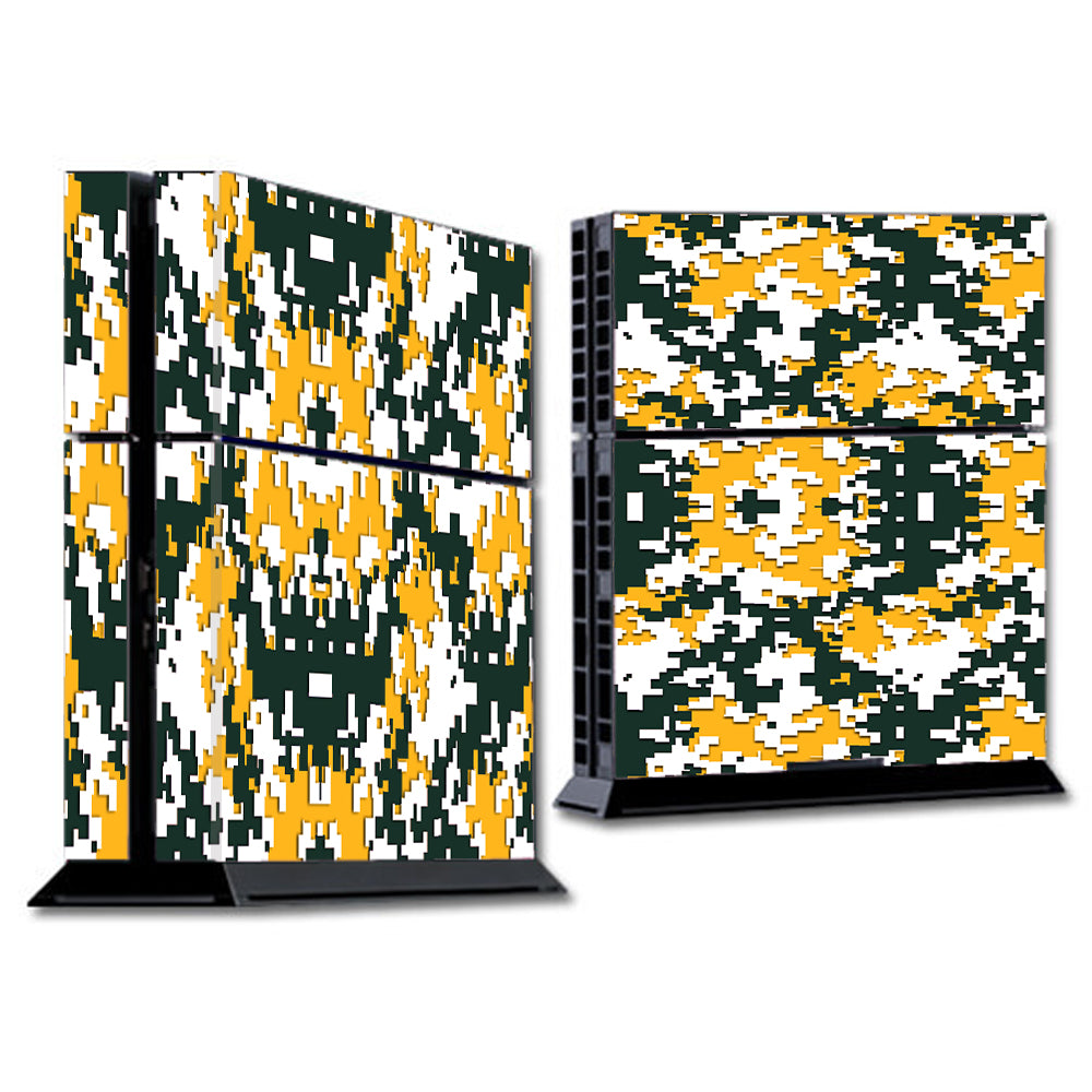  Digi Camo Team Colors Camouflage Green Yellow Sony Playstation PS4 Skin