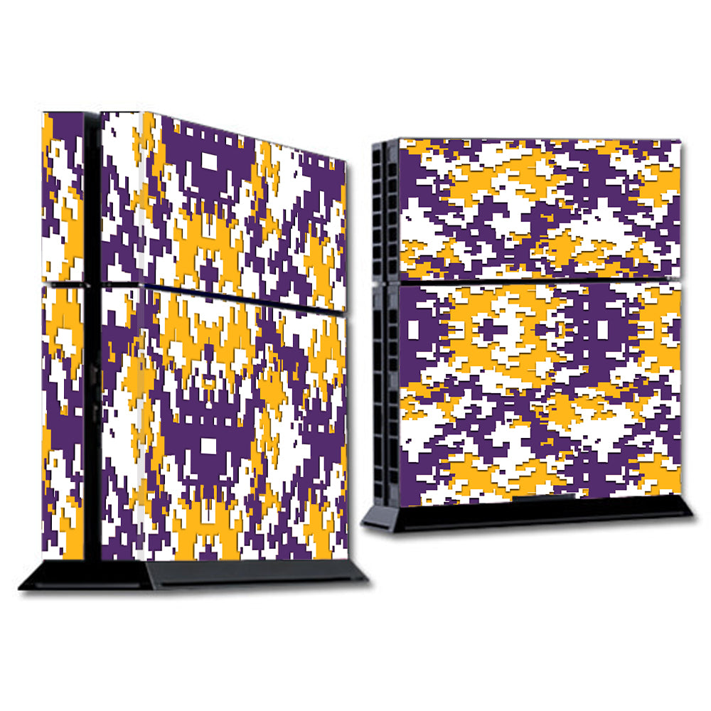  Digi Camo Team Colors Camouflage Purple Gold Sony Playstation PS4 Skin