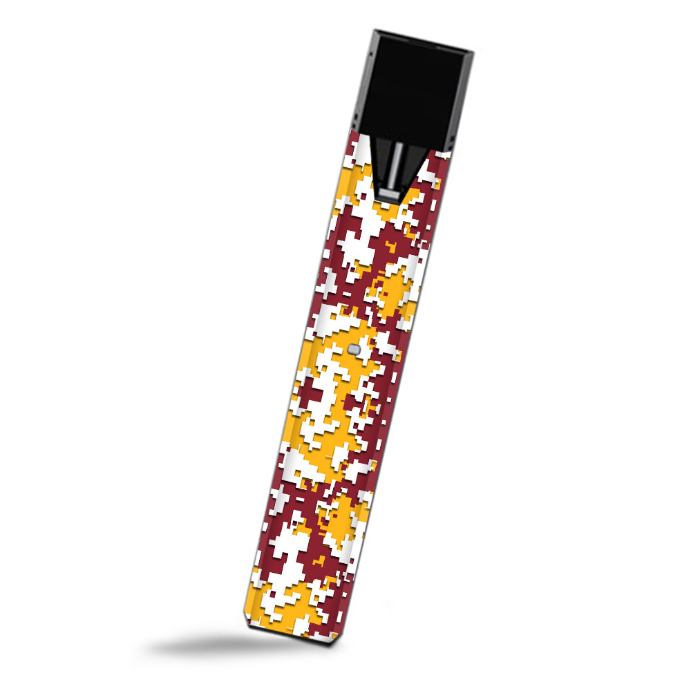  Digi Camo Sports Teams Colors Digital Camouflage Red White Yellow Smok Fit Ultra Portable Skin