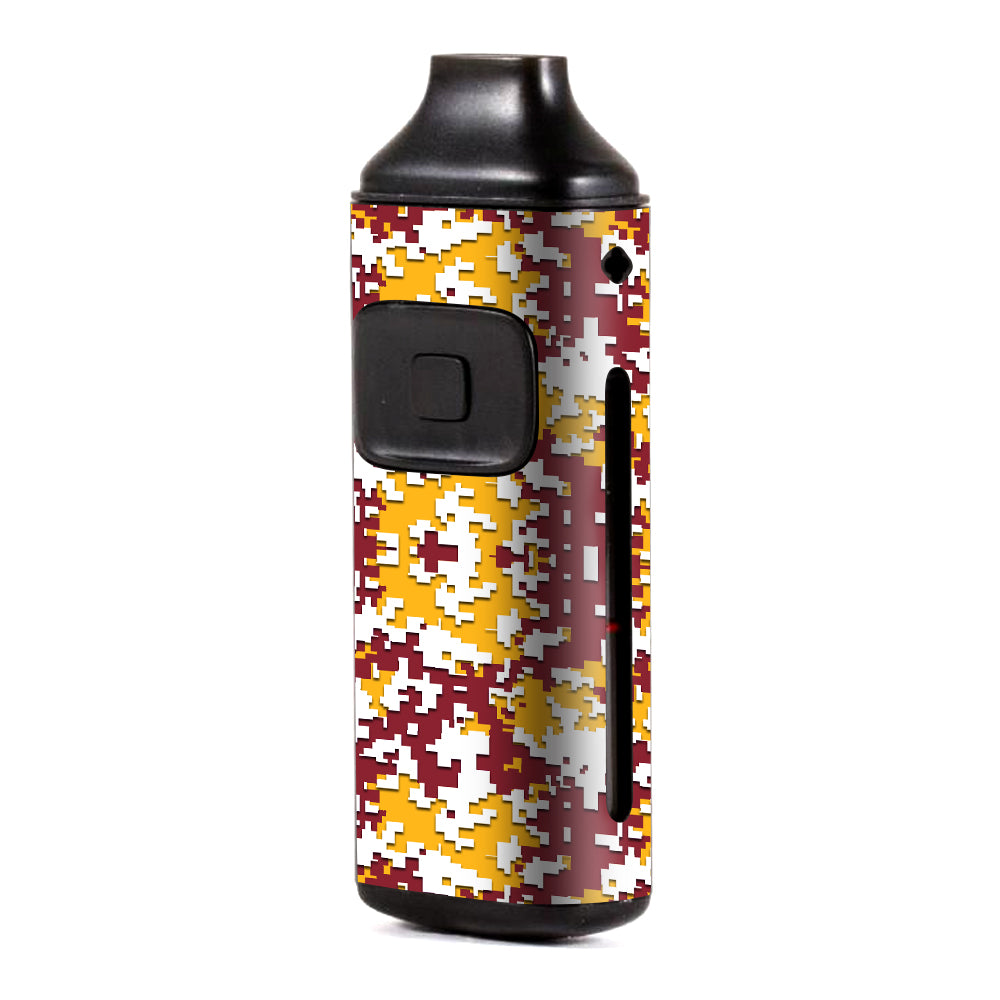  Digi Camo Sports Teams Colors Digital Camouflage Red White Yellow Breeze Aspire Skin