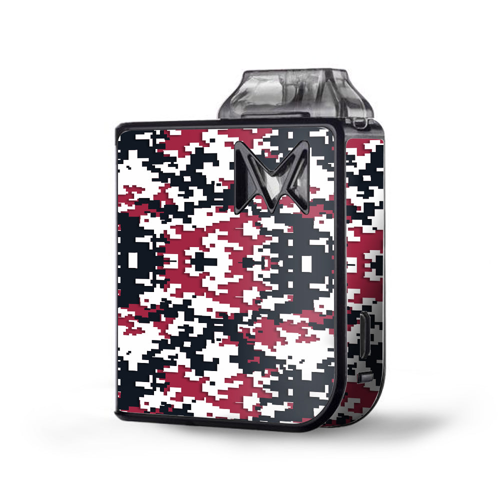  Digi Camo Sports Teams Colors Digital Camouflage Red Black Mipod Mi Pod Skin