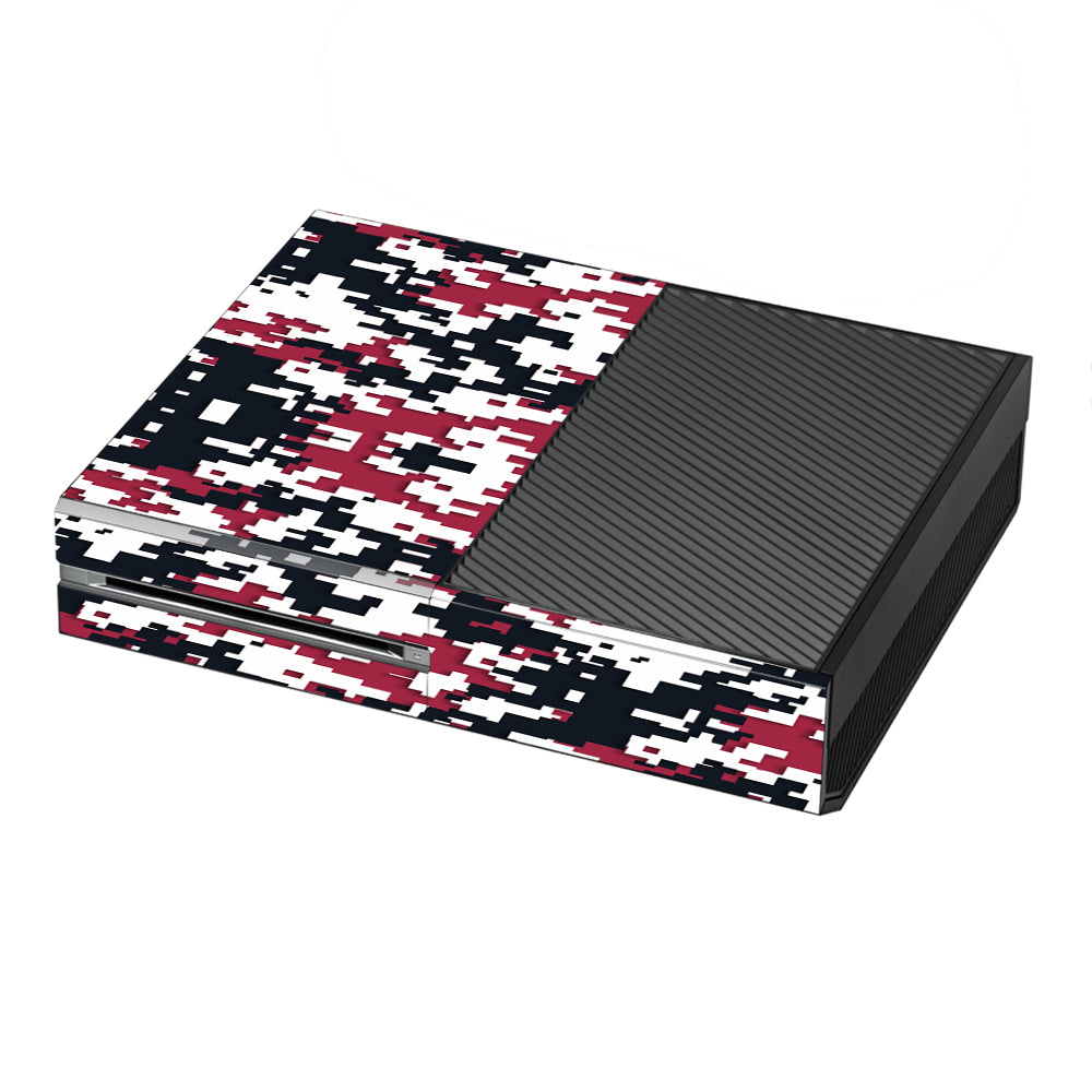  Digi Camo Team Colors Camouflage Red Black Microsoft Xbox One Skin