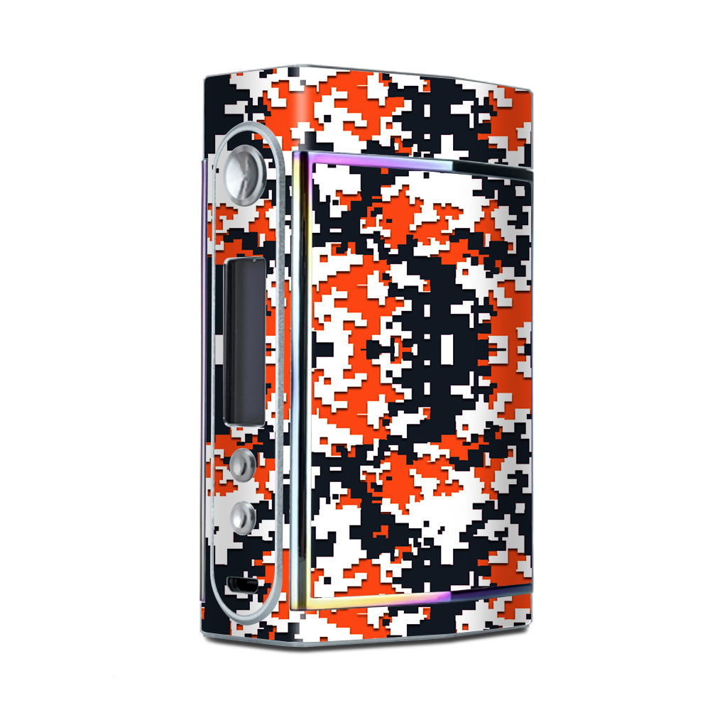  Digi Camo Sports Teams Colors Digital Camouflage Orange Blue Too VooPoo Skin