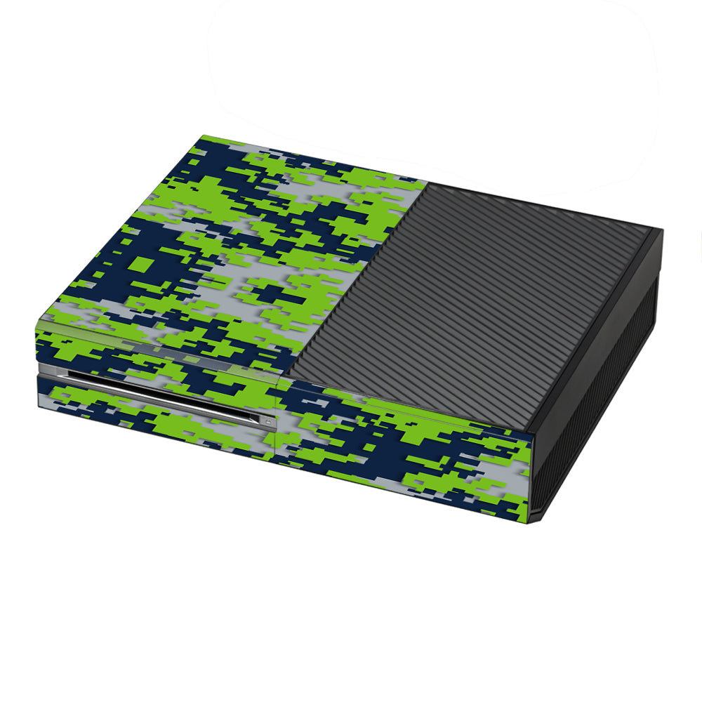  Digi Camo Team Colors Camouflage Light Green Dark Green Microsoft Xbox One Skin