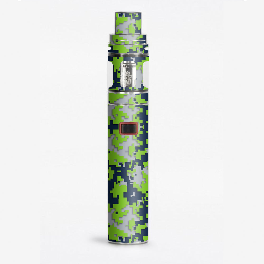  Digi Camo Team Colors Camouflage Light Green Dark Green Smok Stick X8 Skin