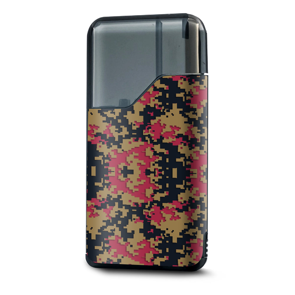  Digi Camo Sports Teams Colors Digital Camouflage Gold Red Blue Suorin Air Skin
