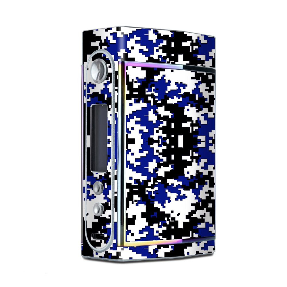  Digi Camo Sports Teams Colors Digital Camouflage Blue Black Too VooPoo Skin