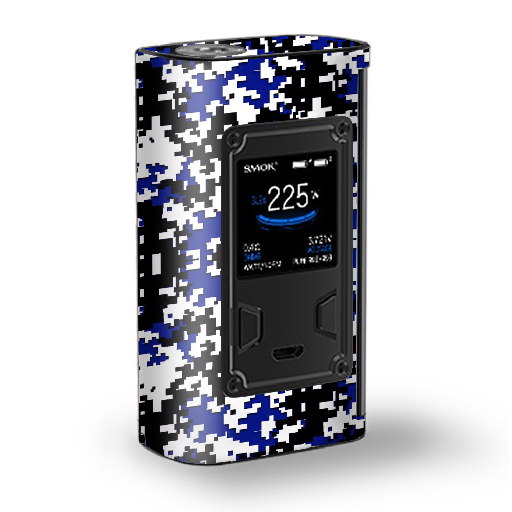  Digi Camo Sports Teams Colors Digital Camouflage Blue Black Majesty Smok Skin