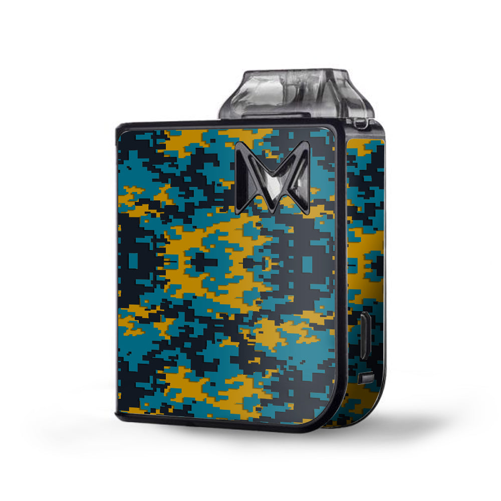  Digi Camo Sports Teams Colors Digital Camouflage Teal Gold Mipod Mi Pod Skin