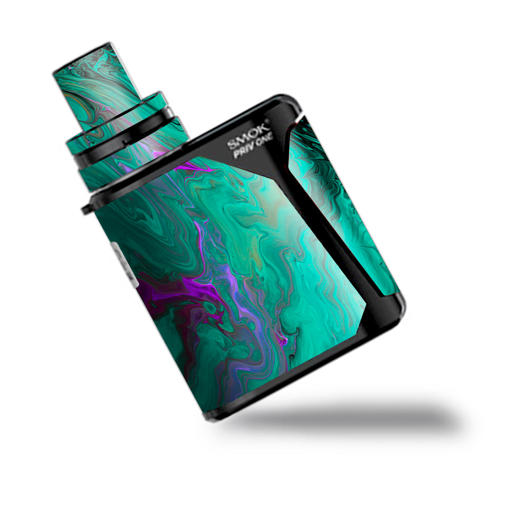  Paint Swirls Abstract Watercolor Smok Priv One Skin