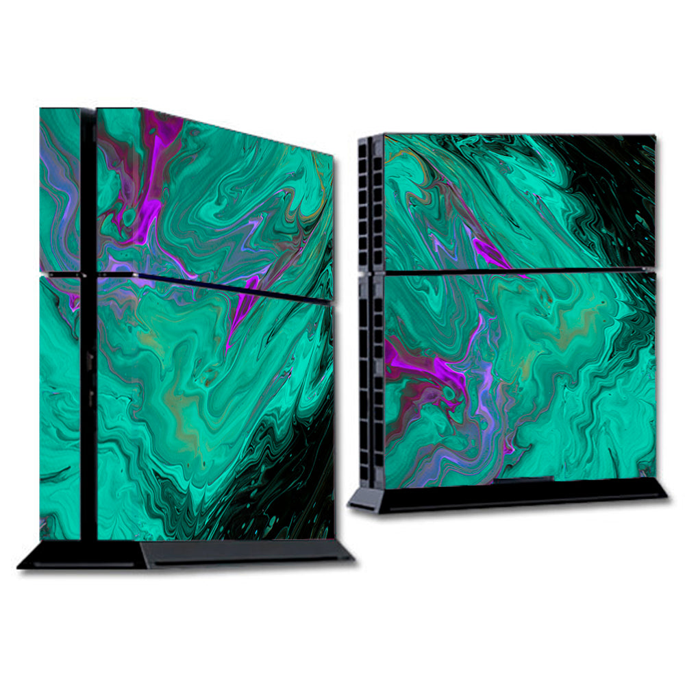  Paint Swirls Abstract Watercolor Sony Playstation PS4 Skin