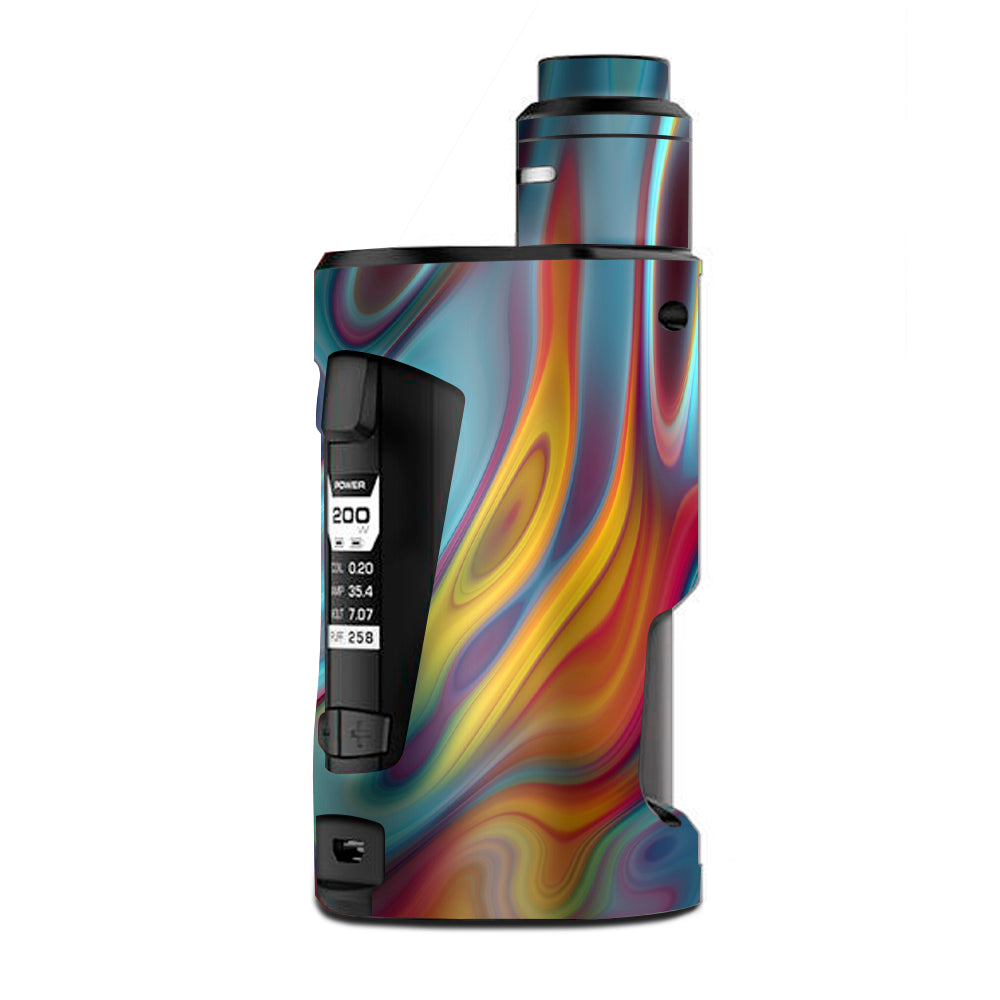  Color Glass Opalescent Resin  G Box Squonk Geek Vape Skin