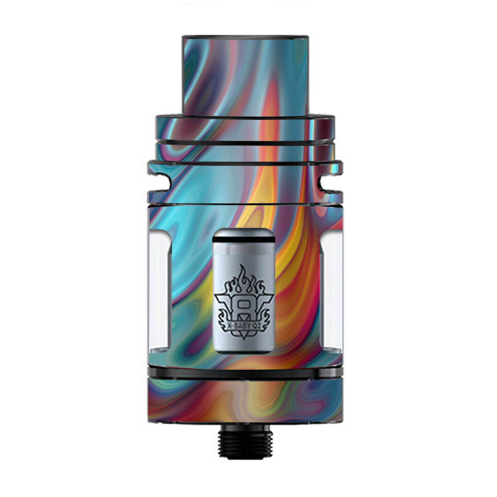  Color Glass Opalescent Resin  TFV8 X-baby Tank Smok Skin