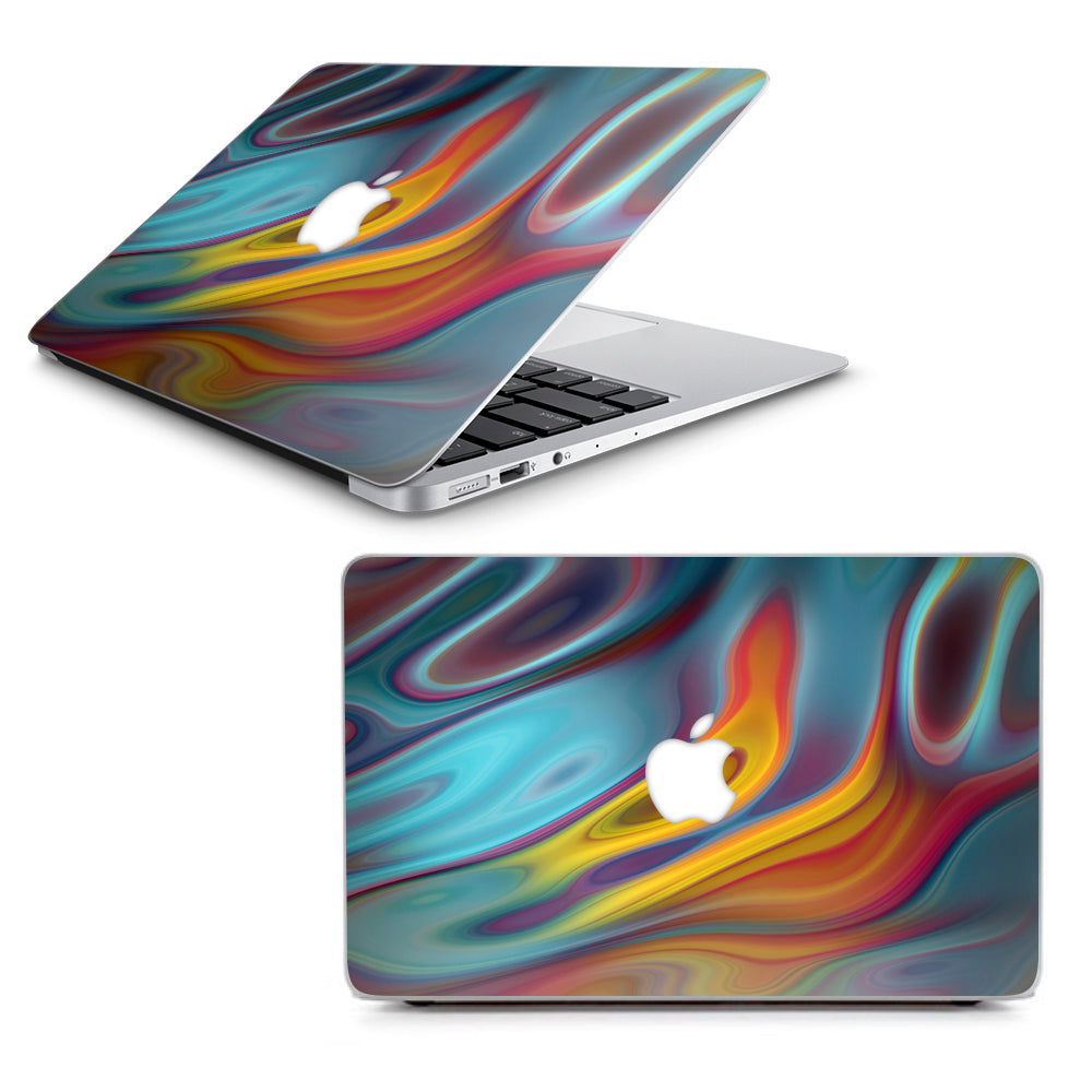 Color Glass Opalescent Resin  Macbook Air 13" A1369 A1466 Skin