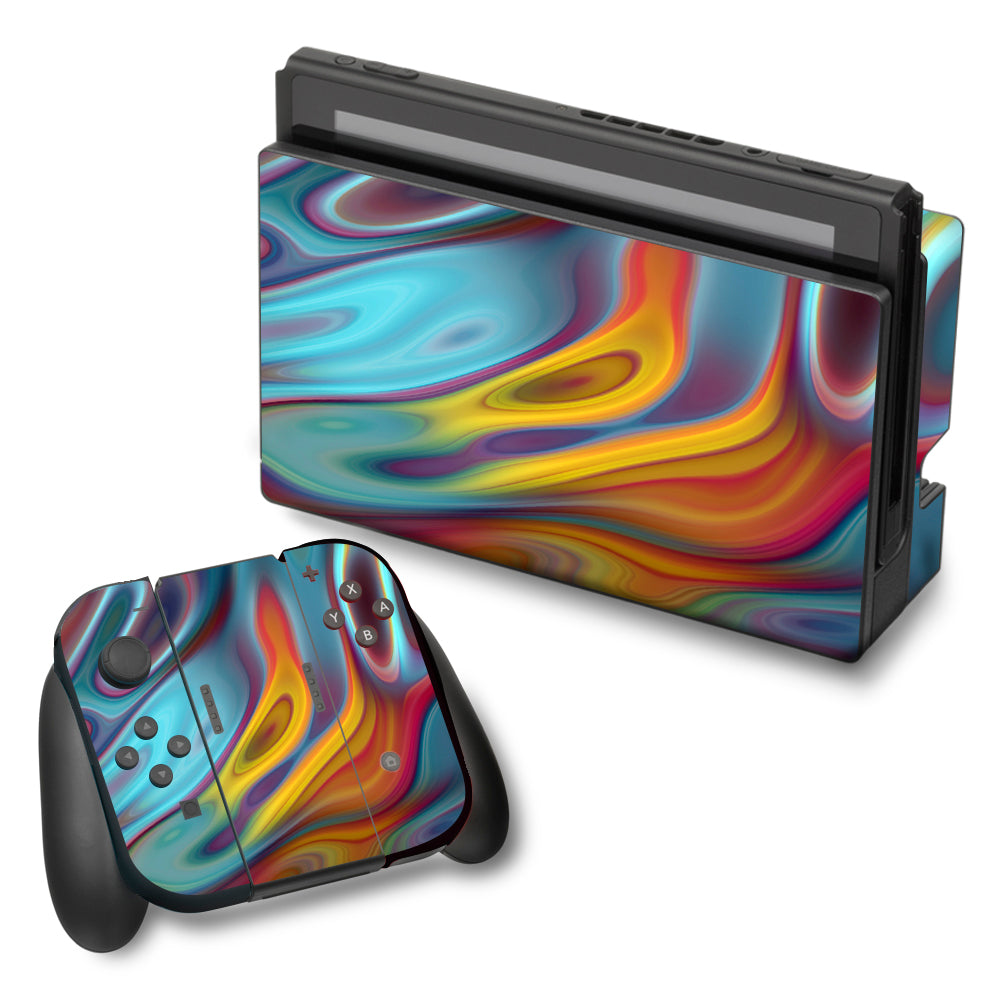  Color Glass Opalescent Resin  Nintendo Switch Skin