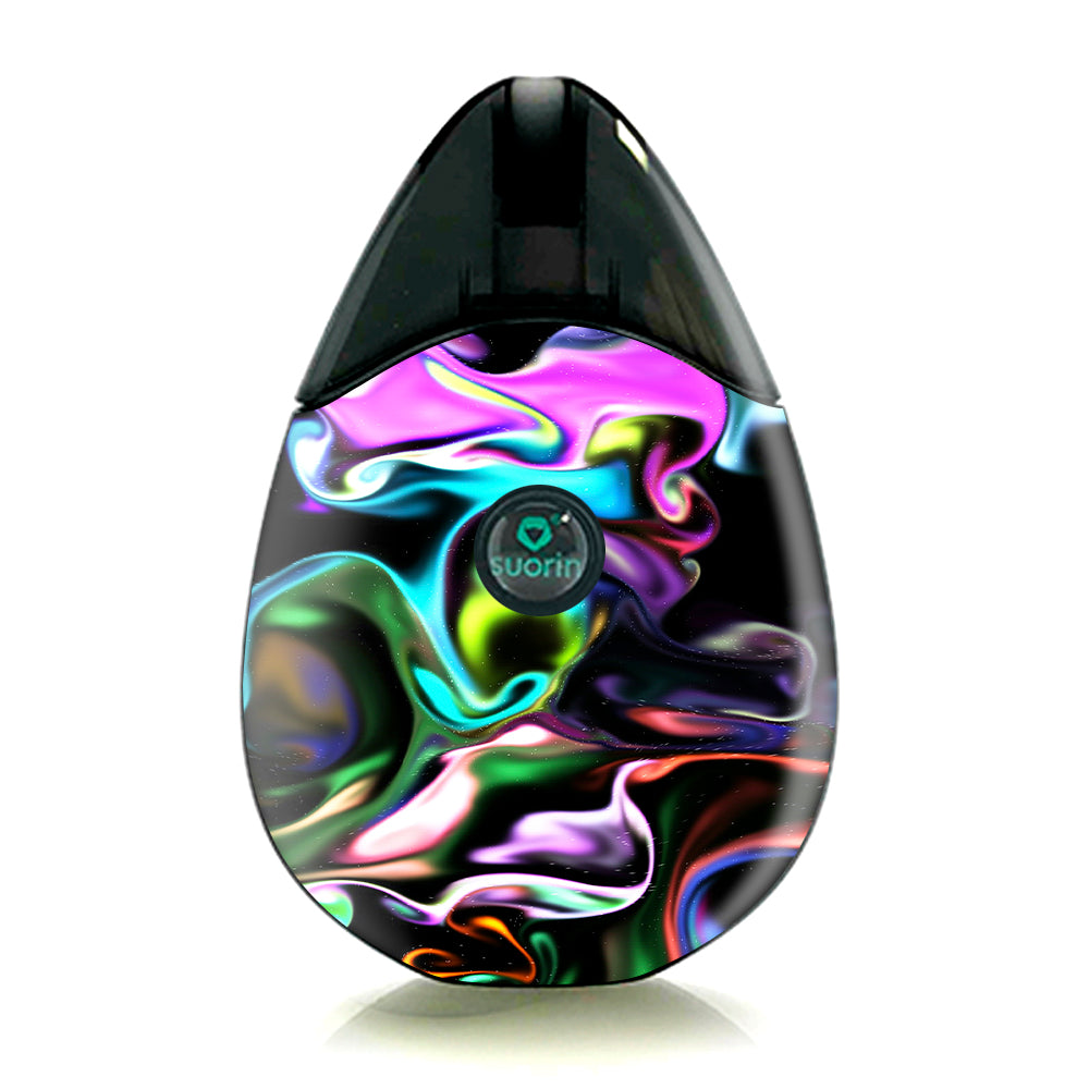  Resin Swirls Smoke Glass Suorin Drop Skin