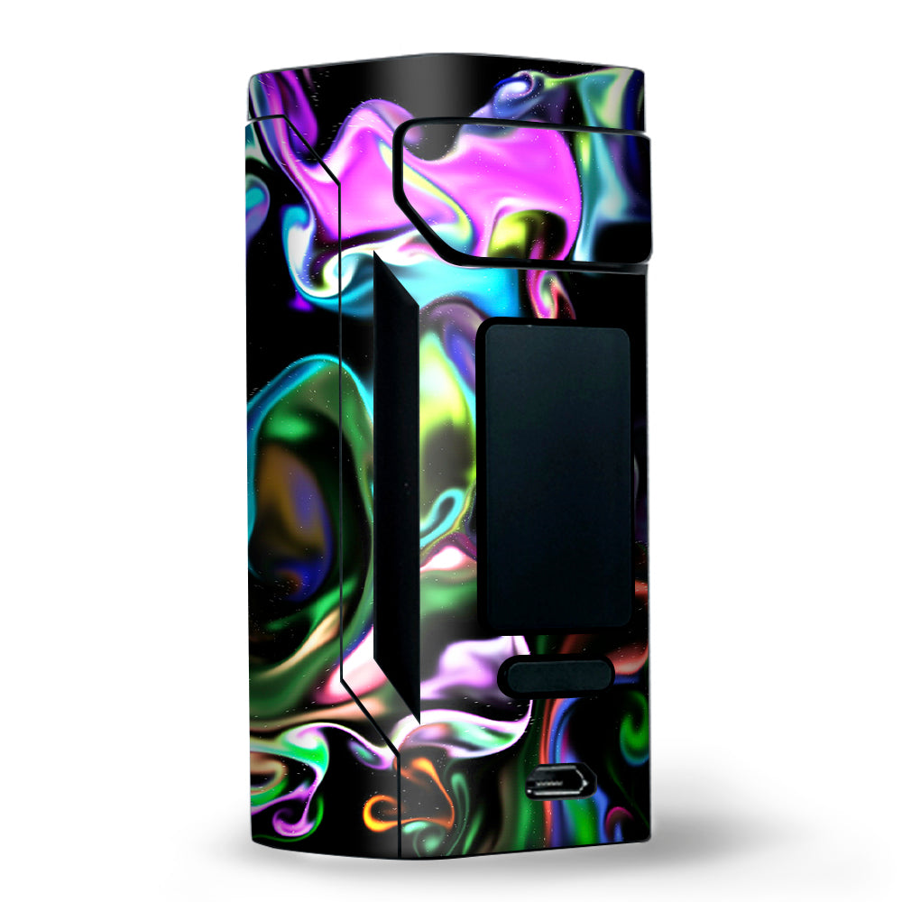  Resin Swirls Smoke Glass Wismec RX2 20700 Skin