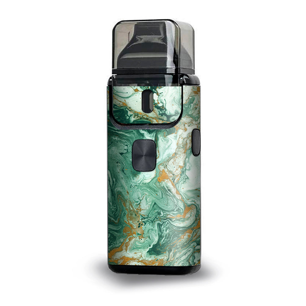  Marble Paint Swirls Green Aspire Breeze 2 Skin