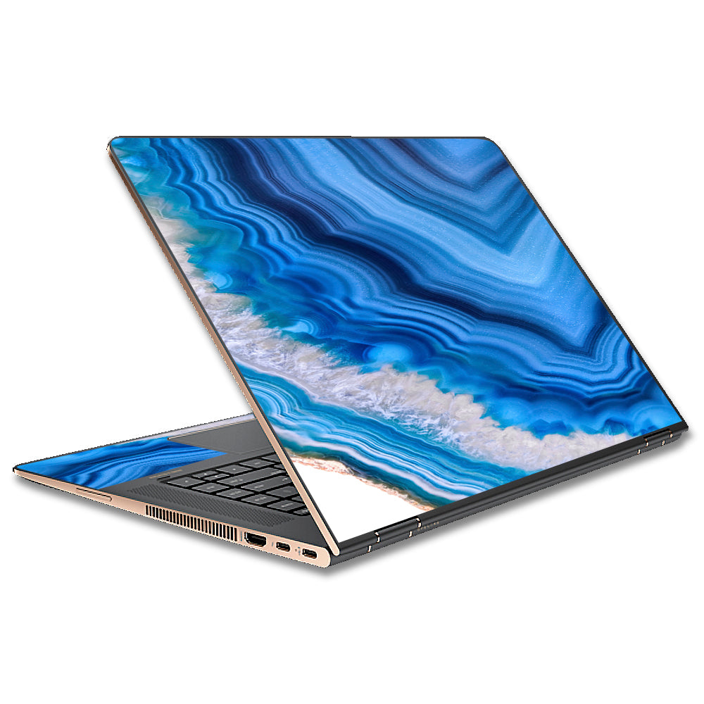  Up Blue Crystals HP Spectre x360 13t Skin