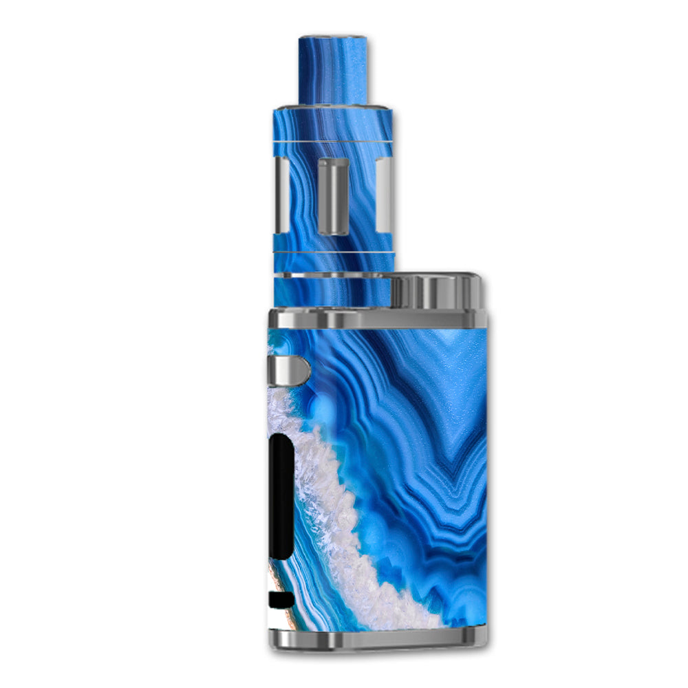  Geode Close Up Blue Crystals eLeaf iStick Pico 75w Skin