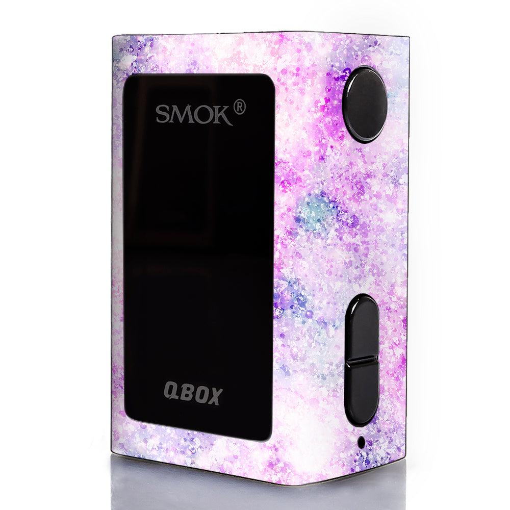  Pastel Crystals Pink Purple Pattern Smok Qbox 50w tc Skin