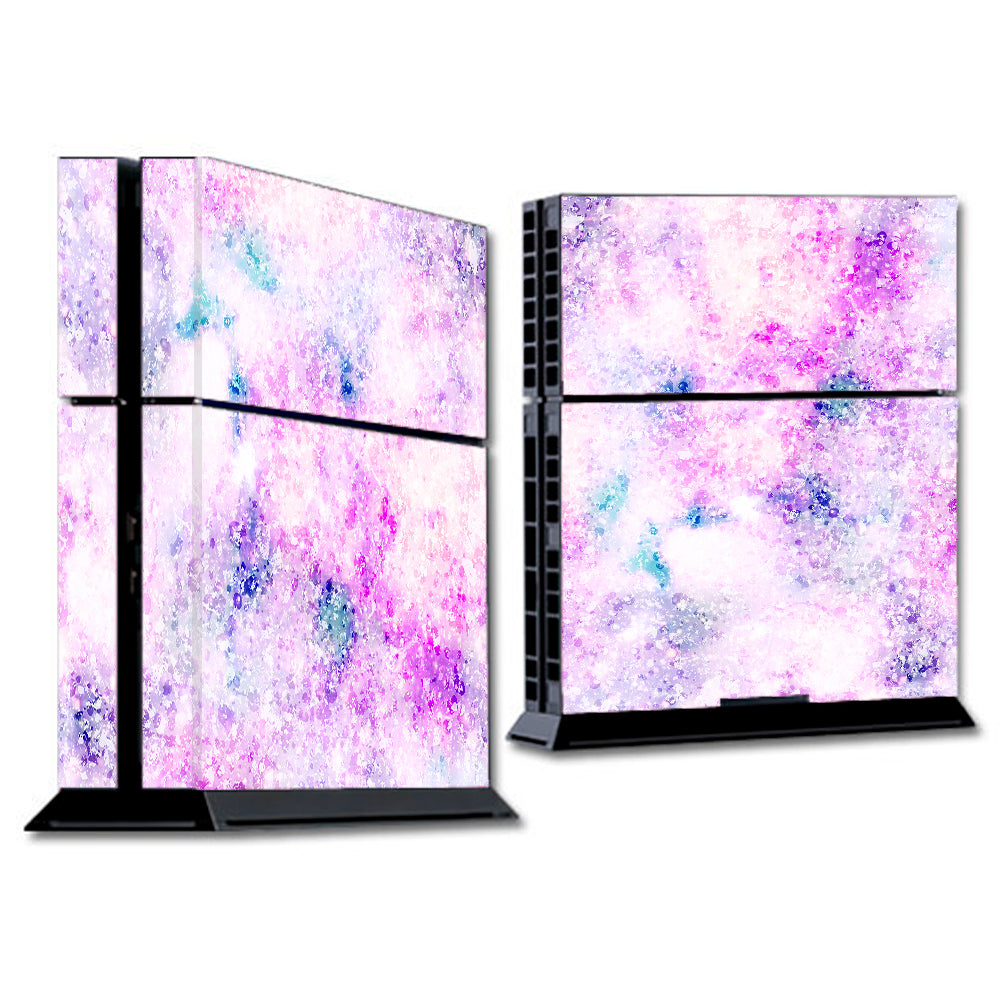  Pastel Crystals Pink Purple Pattern Sony Playstation PS4 Skin