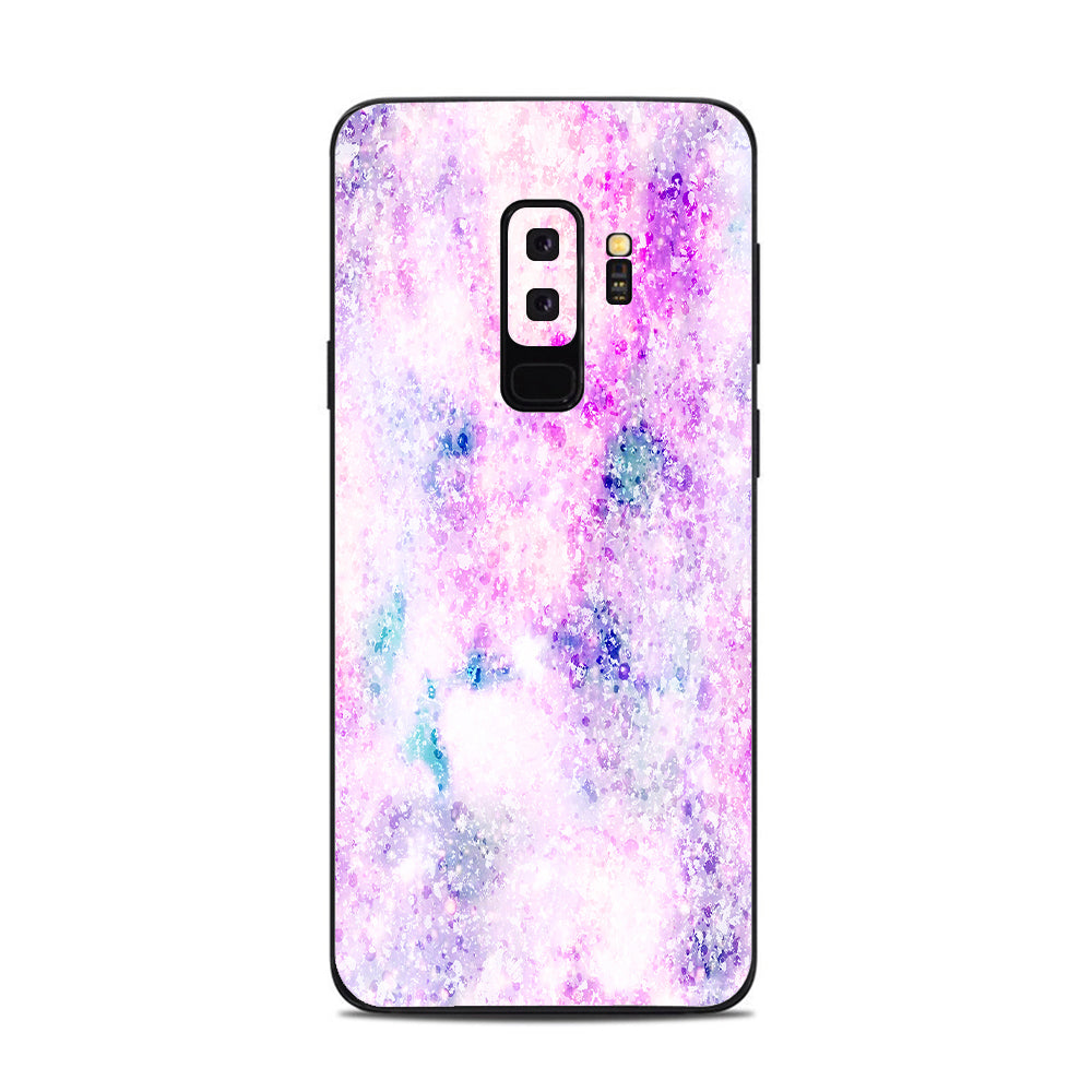  Pastel Crystals Pink Purple Pattern Samsung Galaxy S9 Plus Skin