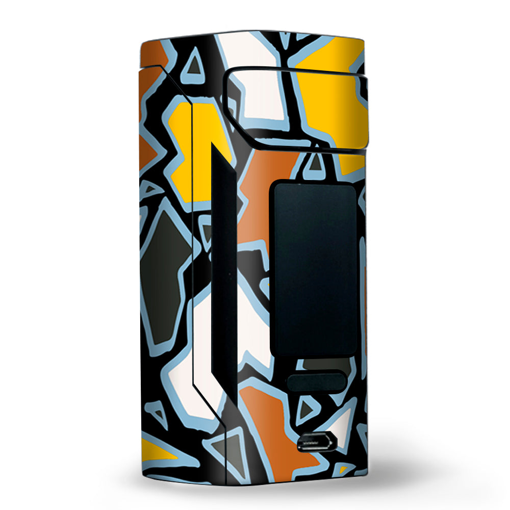  Pop Art Stained Glass Wismec RX2 20700 Skin