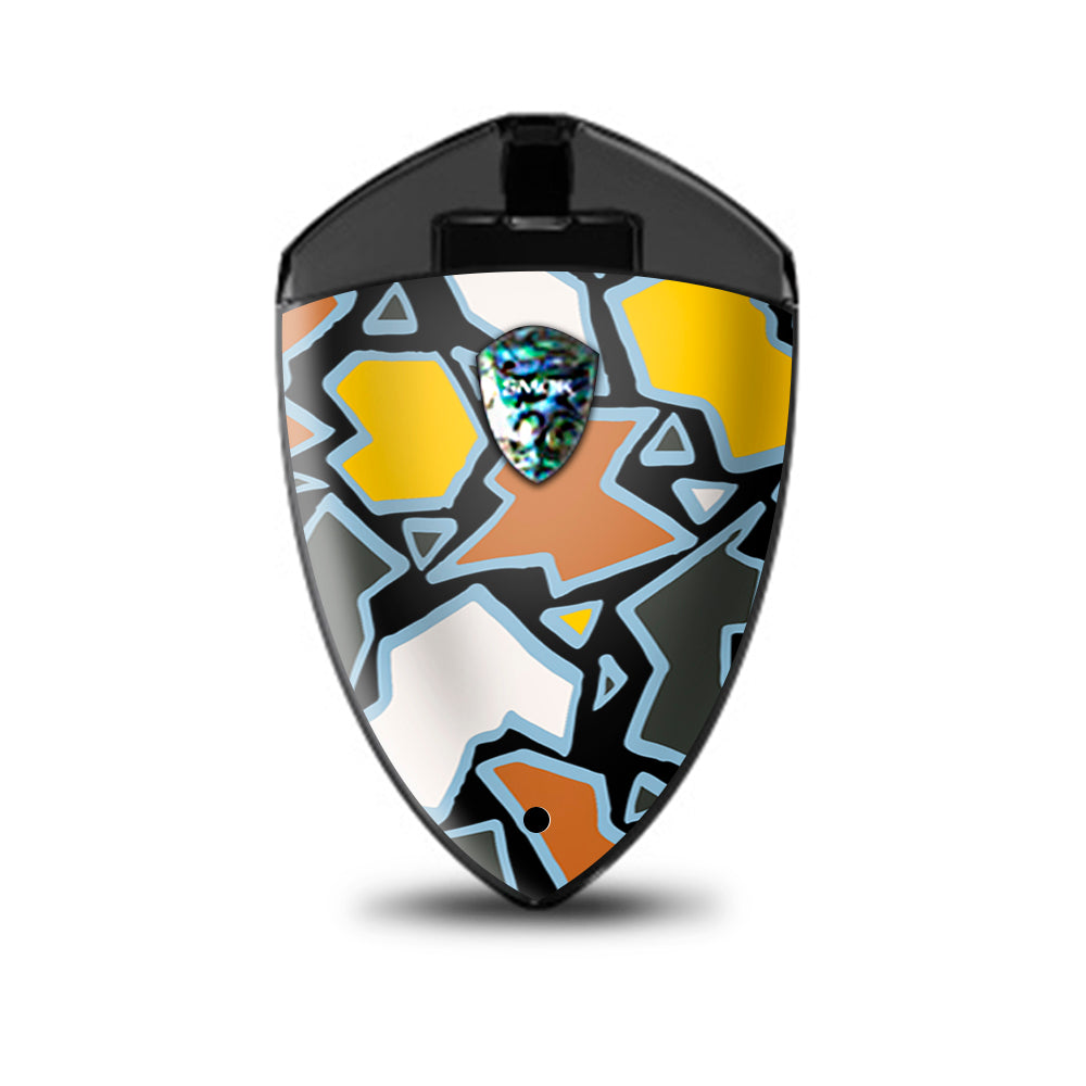  Pop Art Stained Glass Smok Rolo Badge Skin