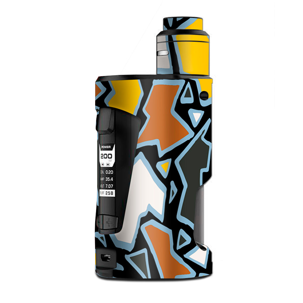  Pop Art Stained Glass G Box Squonk Geek Vape Skin