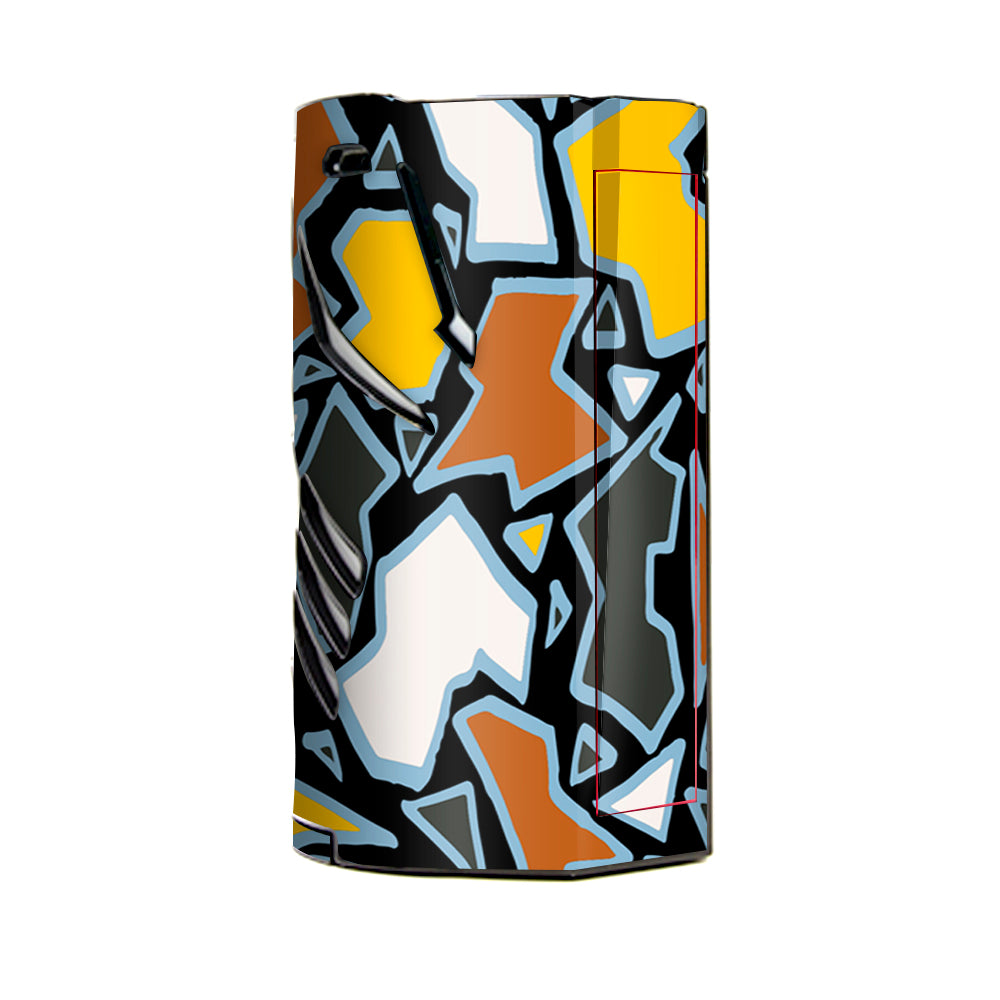  Pop Art Stained Glass T-Priv 3 Smok Skin