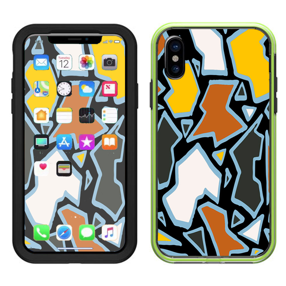  Pop Art Stained Glass Lifeproof Slam Case iPhone X Skin