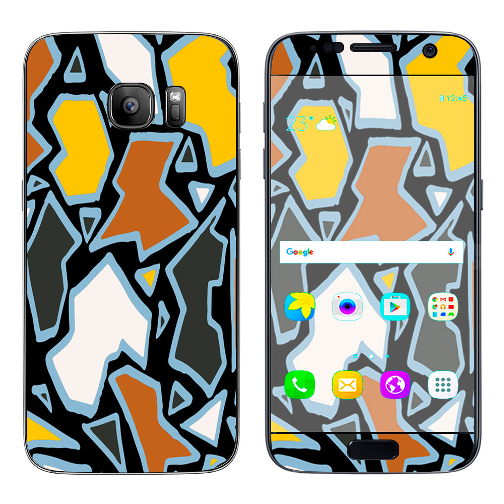  Pop Art Stained Glass Samsung Galaxy S7 Skin