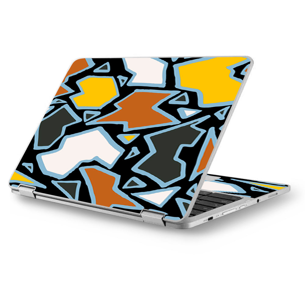  Pop Art Stained Glass Asus Chromebook Flip 12.5" Skin