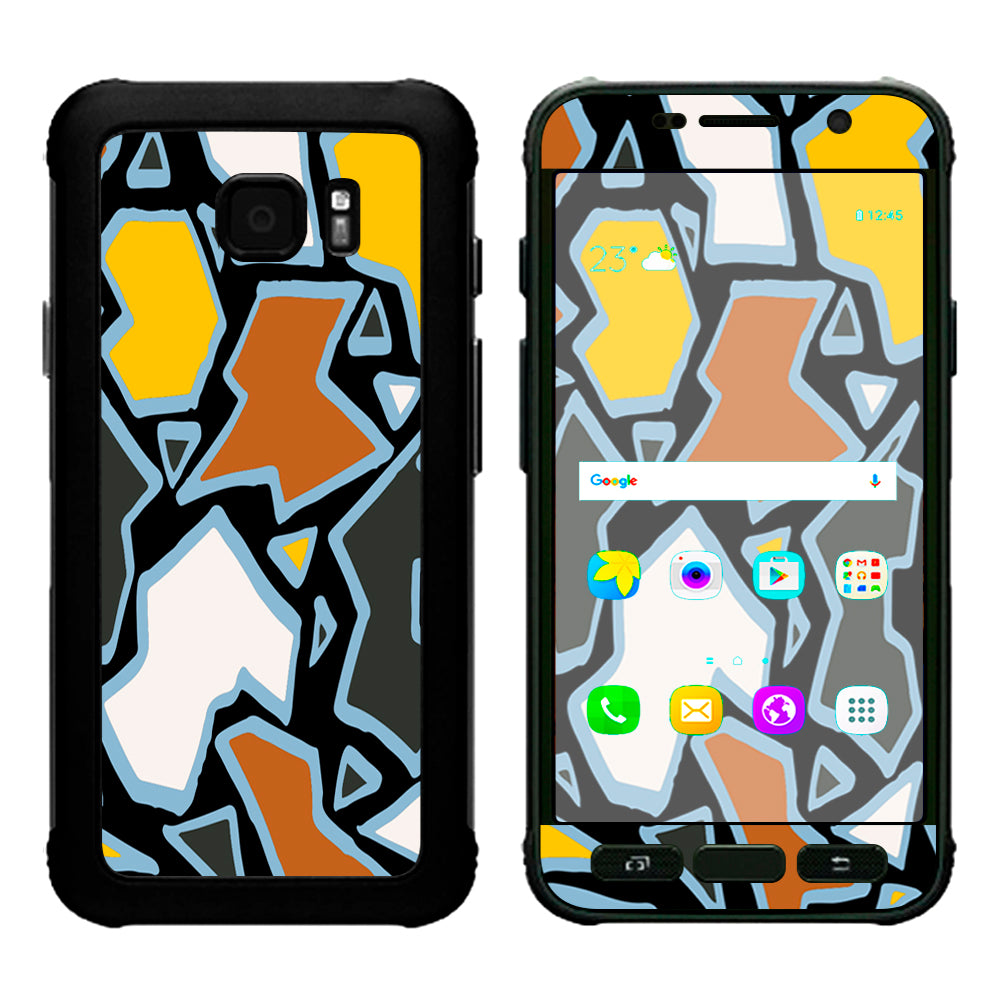  Pop Art Stained Glass Samsung Galaxy S7 Active Skin