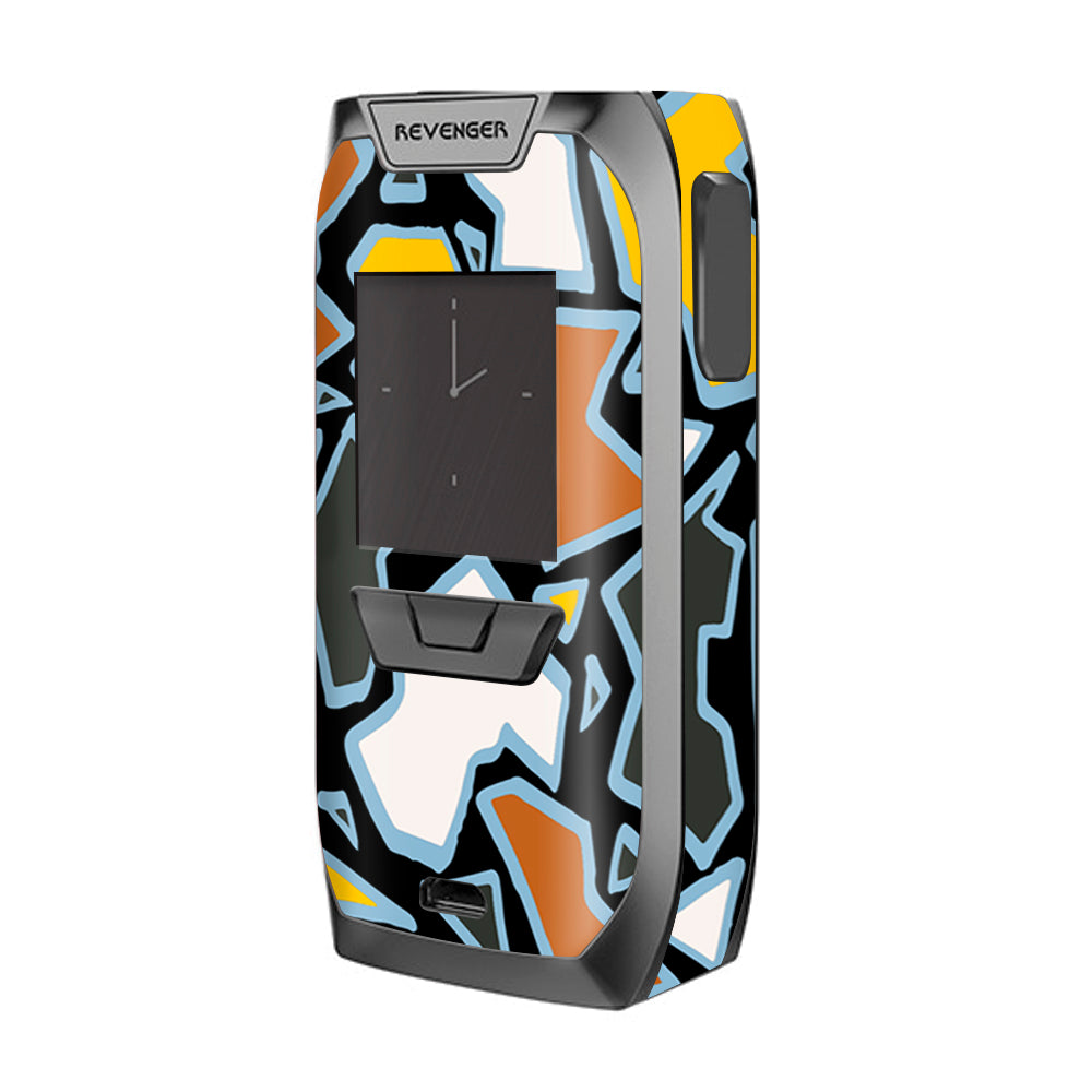  Pop Art Stained Glass Vaporesso Revenger Skin