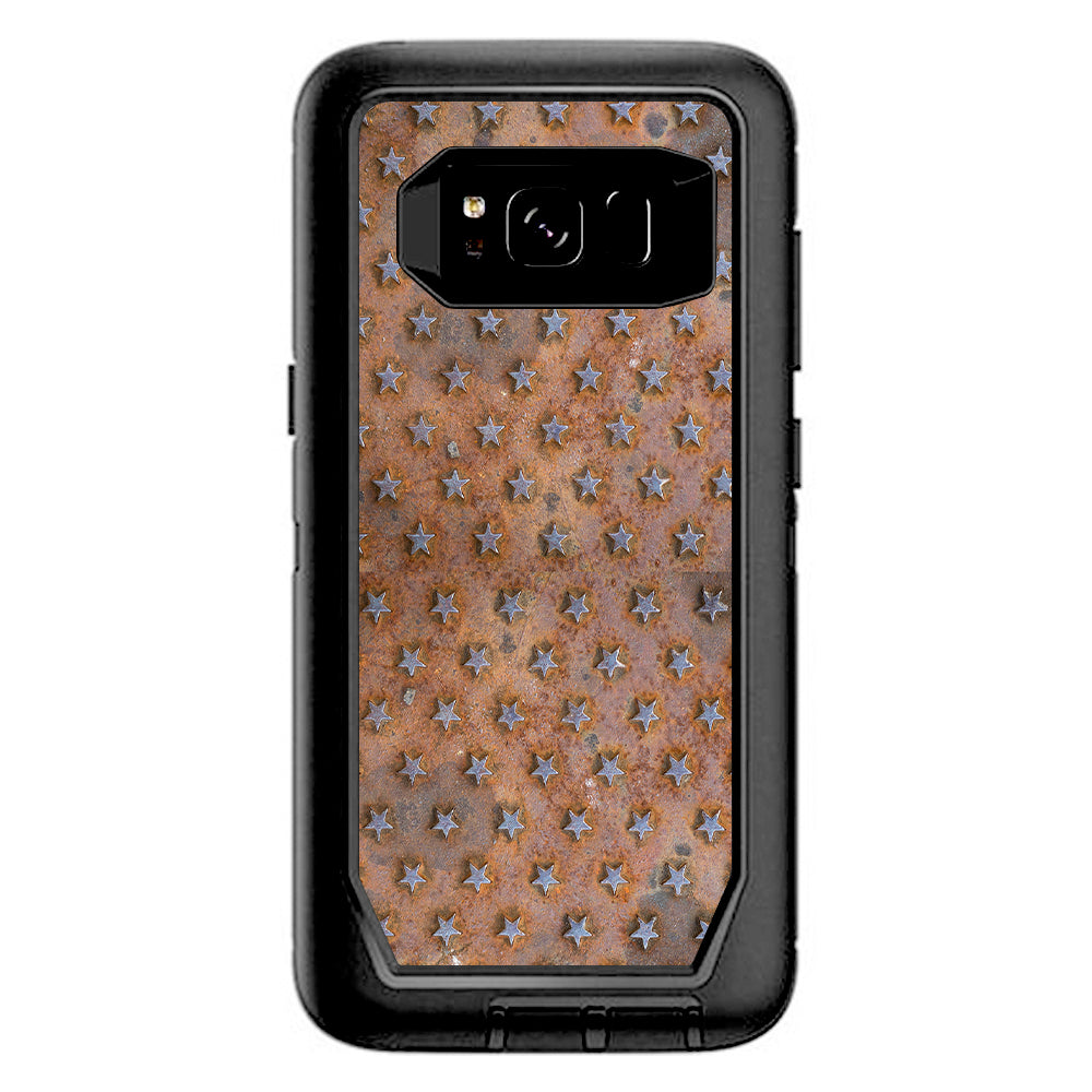  Patina Copper Stars Metal Otterbox Defender Samsung Galaxy S8 Skin